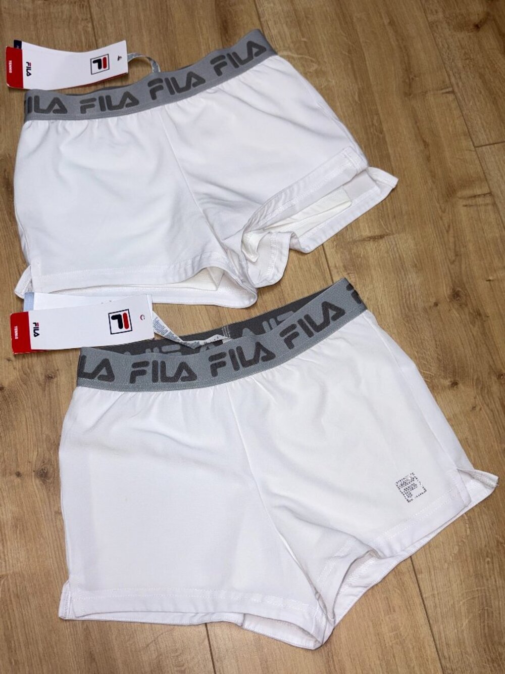 2 Pairs FILA Girl's Tennis Shorts